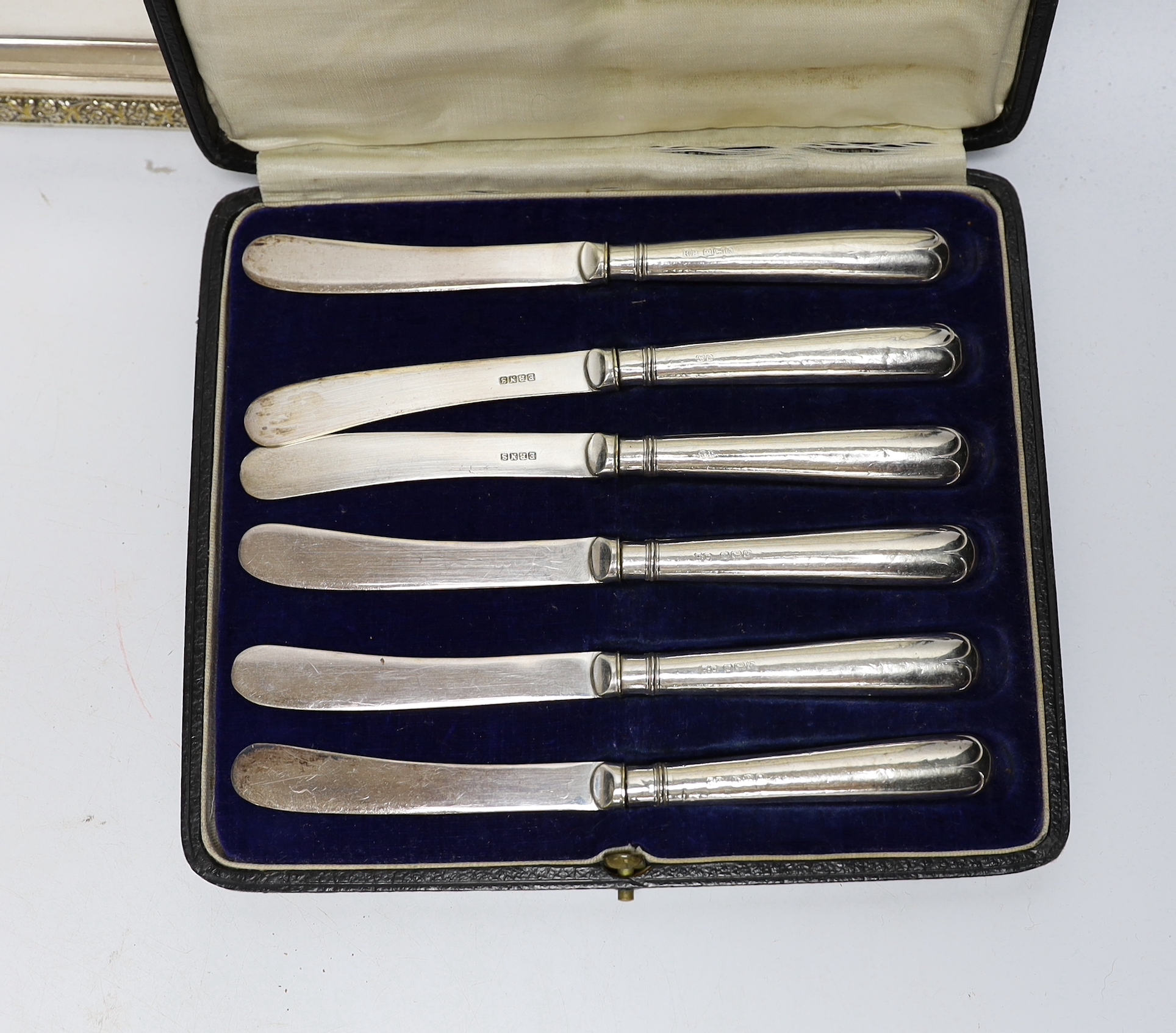 Assorted silver plated and steel flatware and other plated items